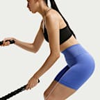 Nike Pro シームレス ウィメンズ Dri-FIT ハイウエスト 13cm バイカーショートパンツ