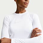 Playera de manga larga Dri-FIT UV para mujer Nike Swim Hydroguard