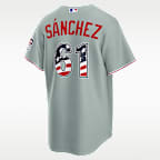 Jersey Nike de la MLB Stadium para hombre Cristopher Sánchez Philadelphia Phillies USA 250