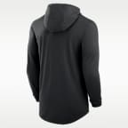 Playera con gorro de manga larga universitaria Nike Dri-FIT para hombre Iowa Primetime Pattern