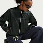 Nike Studio Fleece Medium Weight Women's Mid-Rise Wide-Leg Trousers
