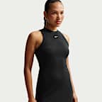 Vestido de tirantes de tela de canalé ajustado para mujer Nike Sportswear Chill Knit