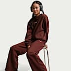 Nike Sportswear Studio Fleece Girls' Open-Hem Pants