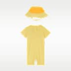 Nike Sportswear PE Baby (0–9M) Romper and Bucket Hat Set