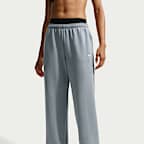 Nike Studio Fleece Sport Women's Dri-FIT Mid-Rise Open-Hem Pants