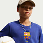 F.C. Barcelona Older Kids' Nike Football T-Shirt