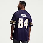 Jersey Nike de la NFL Game para hombre Randy Moss Minnesota Vikings Rivalries Collection
