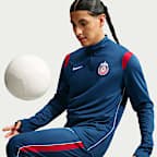 Playera de entrenamiento de futbol Nike en tejido Knit Dri-FIT para hombre C.D. Guadalajara Strike