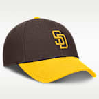 Gorra con broche a presión Nike de la MLB Evergreen para hombre San Diego Padres