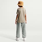 Pants holgados para niños talla grande Nike Sportswear Club Fleece