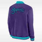 Chamarra bomber Nike de la MLB de cierre completo para hombre Arizona Diamondbacks Authentic Collection City Connect