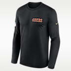 San Francisco 49ers Rivalries Collection Sideline Legend Small Logo Men's Nike Dri-FIT NFL Long-Sleeve T-Shirt