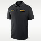 Pittsburgh Steelers Wordmark Victory Men's Nike Dri-FIT NFL Polo