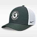 Michigan State Primetime Rise Men's Nike Dri-FIT College Trucker Adjustable Hat