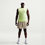 Playera de fitness ajustada sin mangas Dri-FIT para hombre Nike Pro
