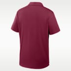 Polo universitaria Nike Dri-FIT para hombre Florida State Tour