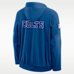 Indianapolis Colts Rivalries Collection Sideline Anorak Men's Nike NFL 1/2-Zip Hooded Jacket
