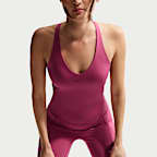 나이키 유니버사 여성 미디엄 서포트 패드 스포츠 브라 탱크