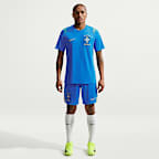 Brazil Academy Pro Men's Nike Dri-FIT Football Short-Sleeve Knit Top