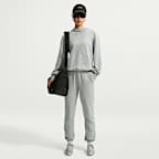 Nike Studio Fleece Lightweight 'French Terry' Women's Mid-Rise Cuffed Trousers