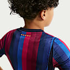 F.C. Barcelona 2026/27 Stadium Home Older Kids' Nike Dri-FIT Football Replica Shirt