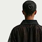 Nike Sportswear laza szabású, fűzős női póló dzsörzéfelső