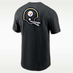 Pittsburgh Steelers Rewind Front And Back Hit Essential Men's Nike NFL T-Shirt