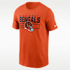 Cincinnati Bengals Helmet Essential Men's Nike NFL T-Shirt