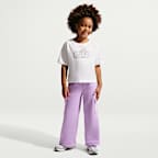 Nike Little Kids' Swoosh Sparkle Boxy T-Shirt