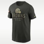 Cleveland Browns Salute to Service Sideline Primary Edge Men's Nike Dri-FIT NFL T-Shirt