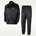 Los Angeles Lakers City Edition Nike NBA Club Peak-tracksuit til mænd