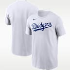 Los Angeles Dodgers Fuse Wordmark Men's Nike MLB T-Shirt