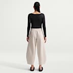 나이키 24.7 임파서블리소프트 여성 하이웨이스트 와이드 레그 팬츠