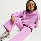 Pants de pierna ancha para niña Nike Sportswear Club Fleece