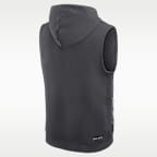 Indianapolis Colts Rivalries Collection Sideline Men's Nike Dri-FIT NFL Sleeveless Pullover Hoodie
