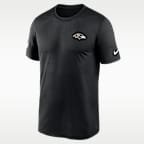 Playera Nike Dri-FIT de la NFL para hombre Baltimore Ravens Alt Legend Small Logo