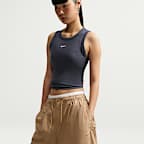 Nike Sportswear szűkített, bordázott női trikó