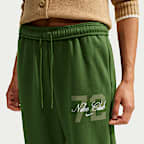 Nike Studio Fleece Medium Weight Women's Mid-Rise Open-Hem Trousers