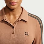 Polo de manga larga para mujer NikeSKIMS Stretch Knit
