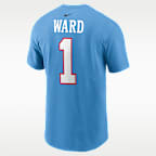 Cameron Ward Tennessee Titans Men's Nike NFL T-Shirt