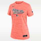 Milwaukee Brewers Authentic Collection City Connect Velocity Women's Nike Dri-FIT MLB T-Shirt
