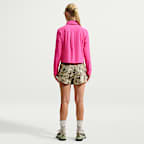 Playera de trail running de manga larga con botones para mujer ACG "Aireez"