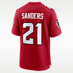 Deion Sanders Atlanta Falcons Retired Men's Nike NFL Game Jersey