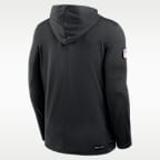 New York Jets Rivalries Collection Sideline Men's Nike Dri-FIT NFL Long-Sleeve Hooded Top