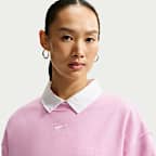 Nike Studio Fleece Lightweight Women's Oversized Crew-Neck Sweatshirt
