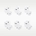 Calcetines al tobillo Dri-FIT Elevated Everyday para niños (6 pares) Nike