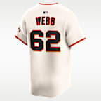 Logan Webb San Francisco Giants Men's Nike Dri-FIT ADV MLB Limited Jersey