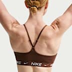 Damski regulowany stanik sportowy z wkładkami Nike Indy Light Support