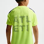 Atlético Madrid Strike Nike Dri-FIT Kurzarm-Fußballoberteil (ältere Kinder)