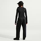 Nike MAVN Girls' Dri-FIT Ribbed Long-Sleeve Top